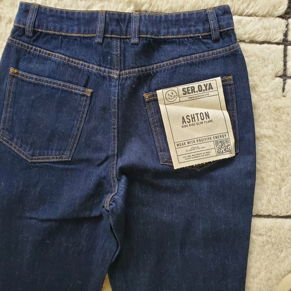 SER.O.YA Dark Blue Women Jeans - Picture 6 of 15